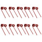 10pk Hay Rake Tooth 6" Double Tine x 3.5" Tine Gap x 1.875" Coil 611181 Farmer
