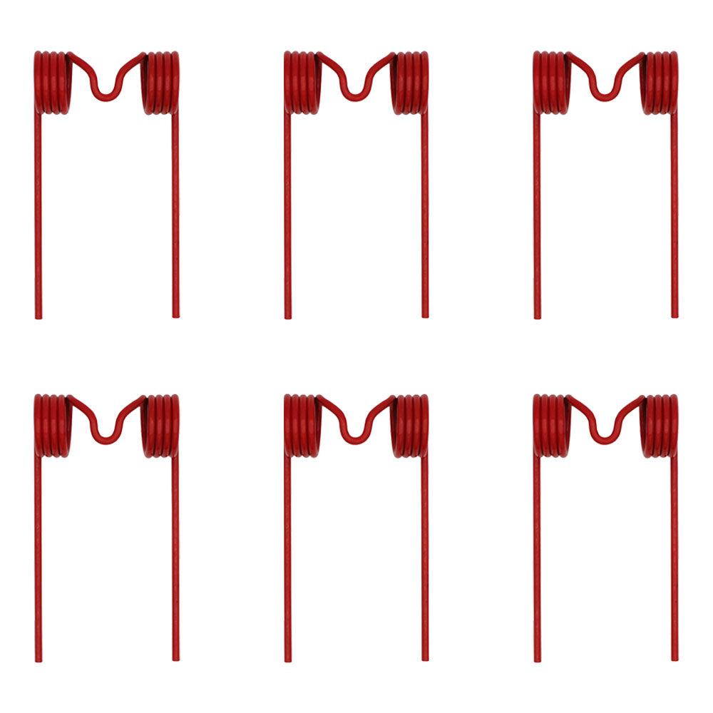 6 of Hay Rake Teeth 6" Double Tine x 3.5" Tine Gap x 1.875" Coil 611181 Farmer