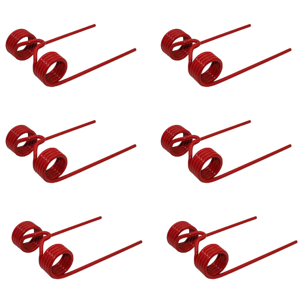 6 of Hay Rake Teeth 6" Double Tine x 3.5" Tine Gap x 1.875" Coil 611181 Farmer