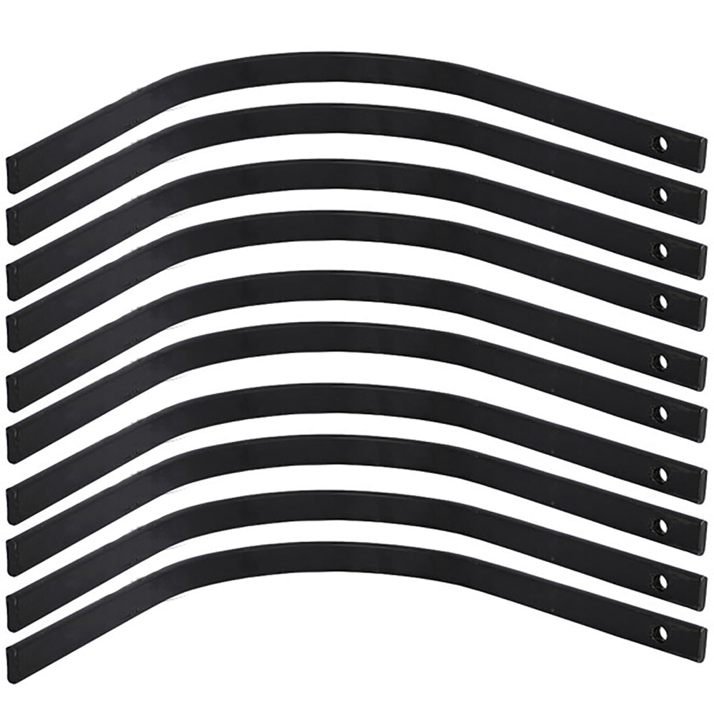 Lot of 10 Rake Tines Landscape Rock Rake Tines 1 Bolt Hole