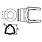 Outer Tube Yoke Fits John Deere Replaces SW05670