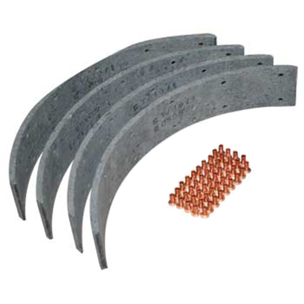 4-pc Brake Shoe Lining Set Fits Ford/New Holland Replaces 3620602M91