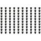 (100) Brake Bleeder Screw Or Grease Zerk Fitting Rubber Dust Covers
