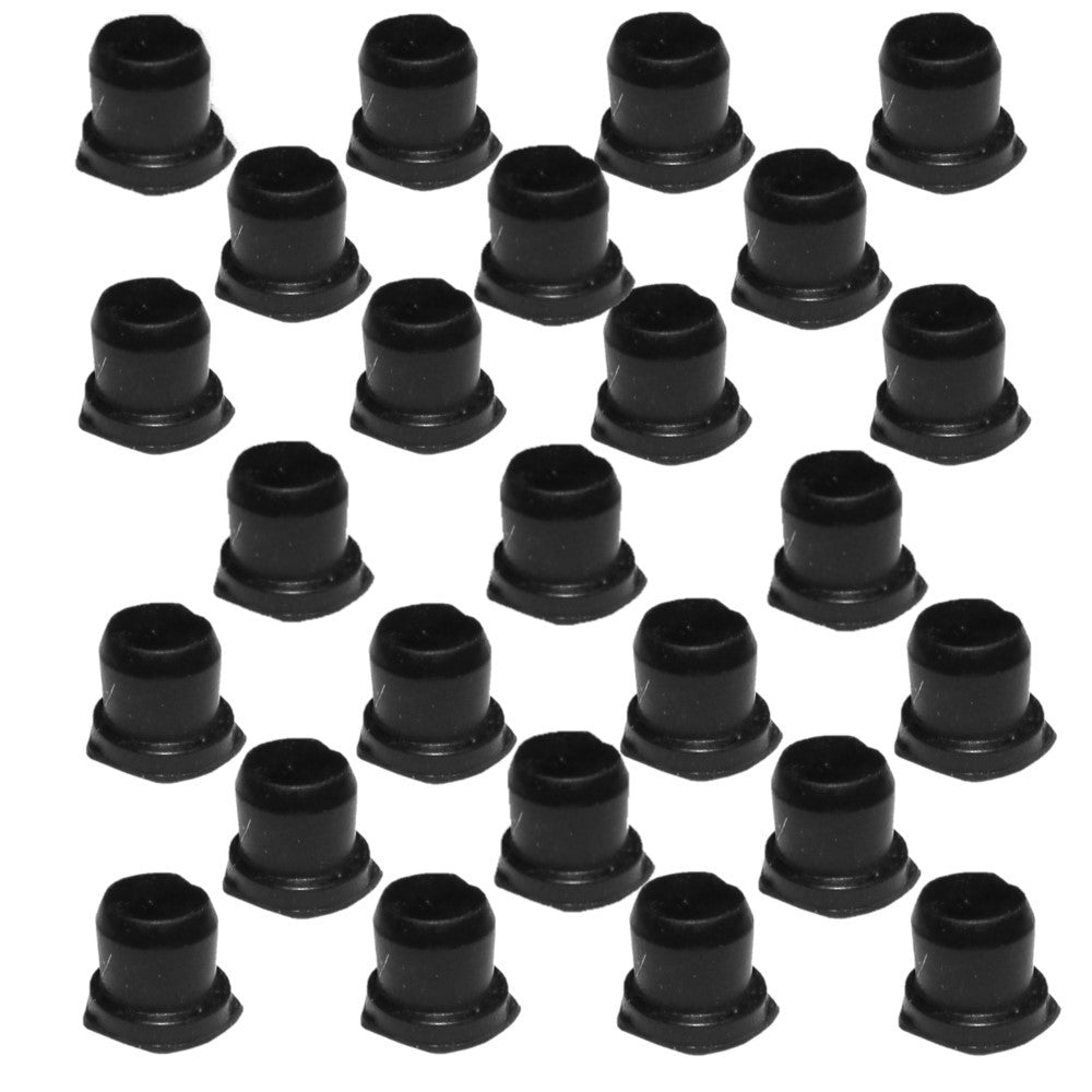 25 Brake Bleeder Screw Caps / Grease Zerk Fitting Caps / Rubber Dust Covers
