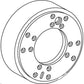 Brake Drum Fits 190 190XT 880 D19 70235603 70277329 BRR90-0012