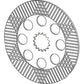 Service Brake Disc Fits John Deere 310G 310E 210LE