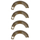 Qty. 2: Pair of Brake Shoes Fits Massey Ferguson Replaces 1810345M91