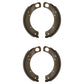 Qty. 2: Pair of Brake Shoes Fits Massey Harris Replaces 1810345M91