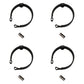 1036 Four 4-3/16" Band Brakes w Brackets For Go Karts Mini Bikes Manco Trikes