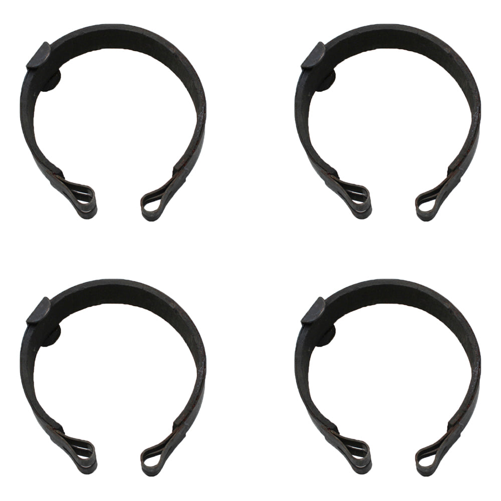 1036 Four 4-3/16" Band Brakes w Brackets For Go Karts Mini Bikes Manco Trikes