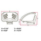 BS100BL Black Bucket Style Seat For Hesston & Universal Use