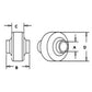 BS115 Fits Massey Ferguson Weld-on Ball for Lift Arm (Fits CAT III) Fits Various