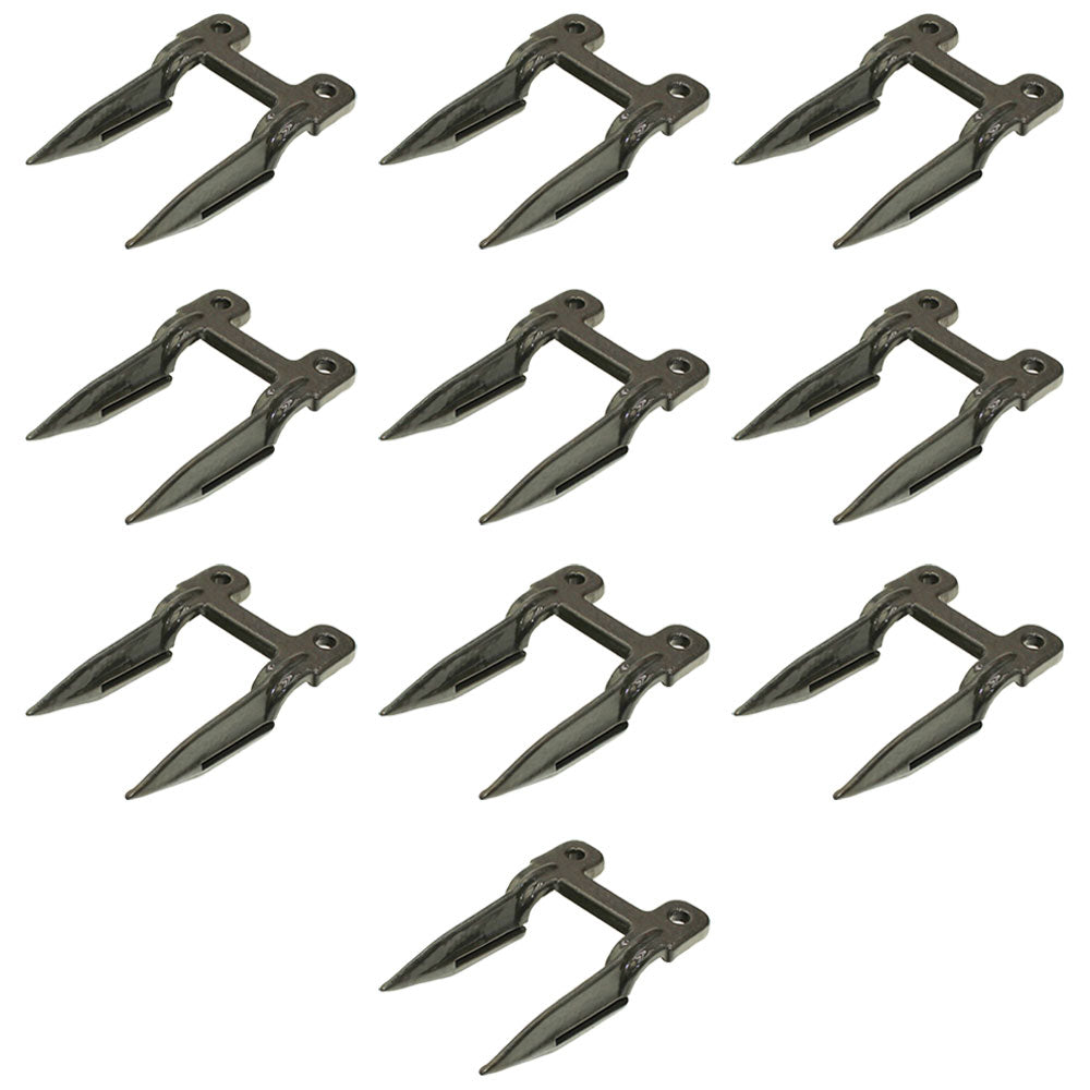 Qty 10: Grain Head Cutter Bar Double Guard Fits John Deere Replaces PMMCM225