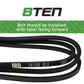 C-BLT-0038-810 Deck Belt Fits Husqvarna Dixon B1104335 539104335 522795901