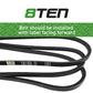 Deck Belt Fits Grasshopper Replaces 382090