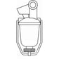 C0NN9155A Fuel Sediment Bowl Assembly Fits Ford 600 800 2110 2120 4140 4110 NAA