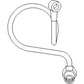 Injection Line C0NN9A555E Fits Ford 631 641 651 700 SERIES 800 SERIES 900 Series
