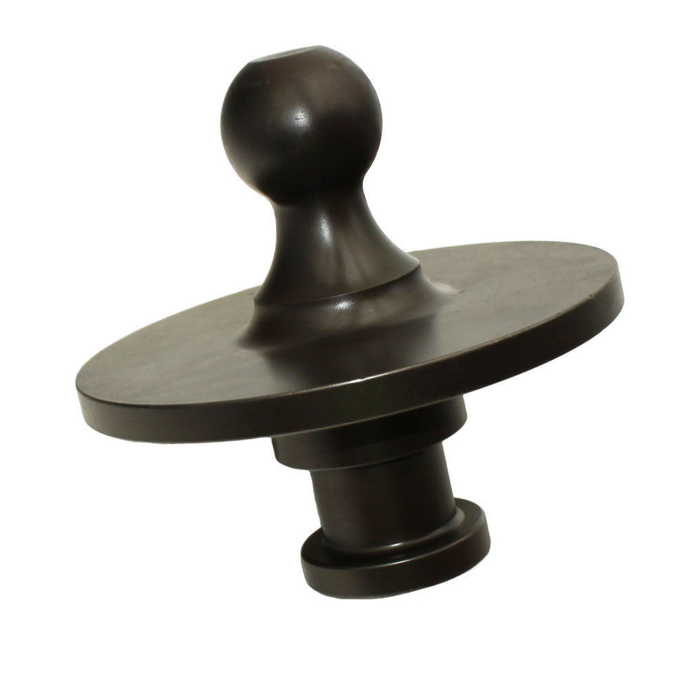 Black Gooseneck Ball Adapter for Trailer Used on 5th Wheel Hitch 2-5/16" Ball