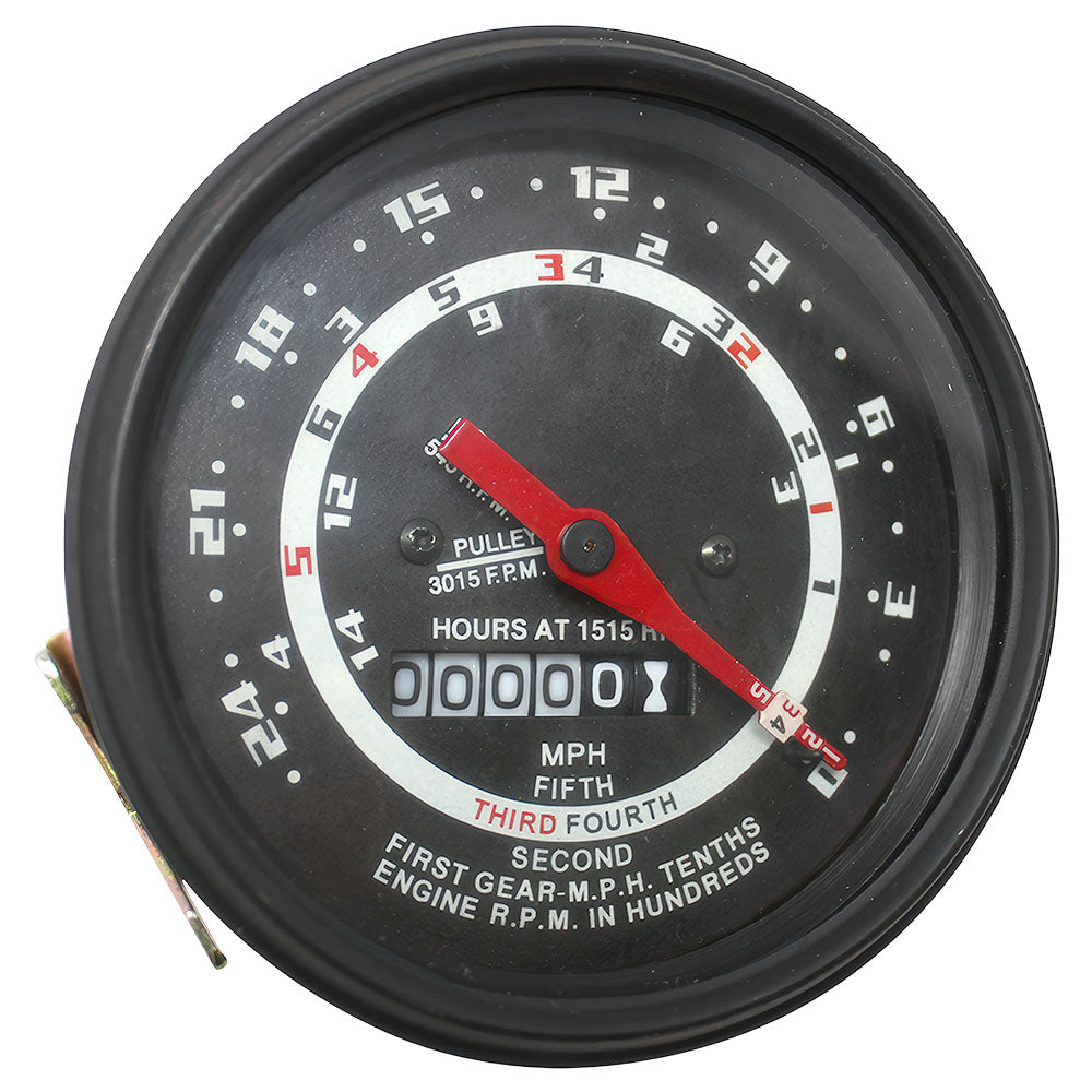 Tachometer-Non-Lighted w/Red Needle Fits Ford Replaces C3NN17360K