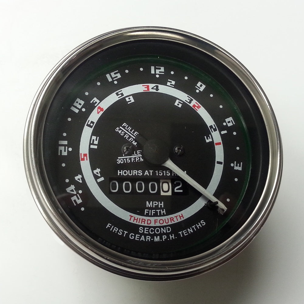 Chrome Tachometer Fits Ford/New Holland Replaces C3NN17360K