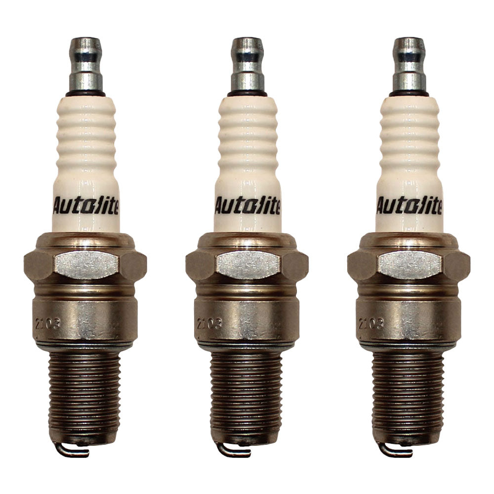Fits Ford 2000 3000 4000 5000 SPARK PLUG AL405 SET OF 3 PLUGS