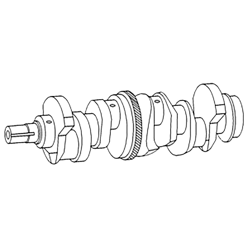 Crankshaft w/o Bearings Fits Ford/New Holland Replaces C5NE6303K