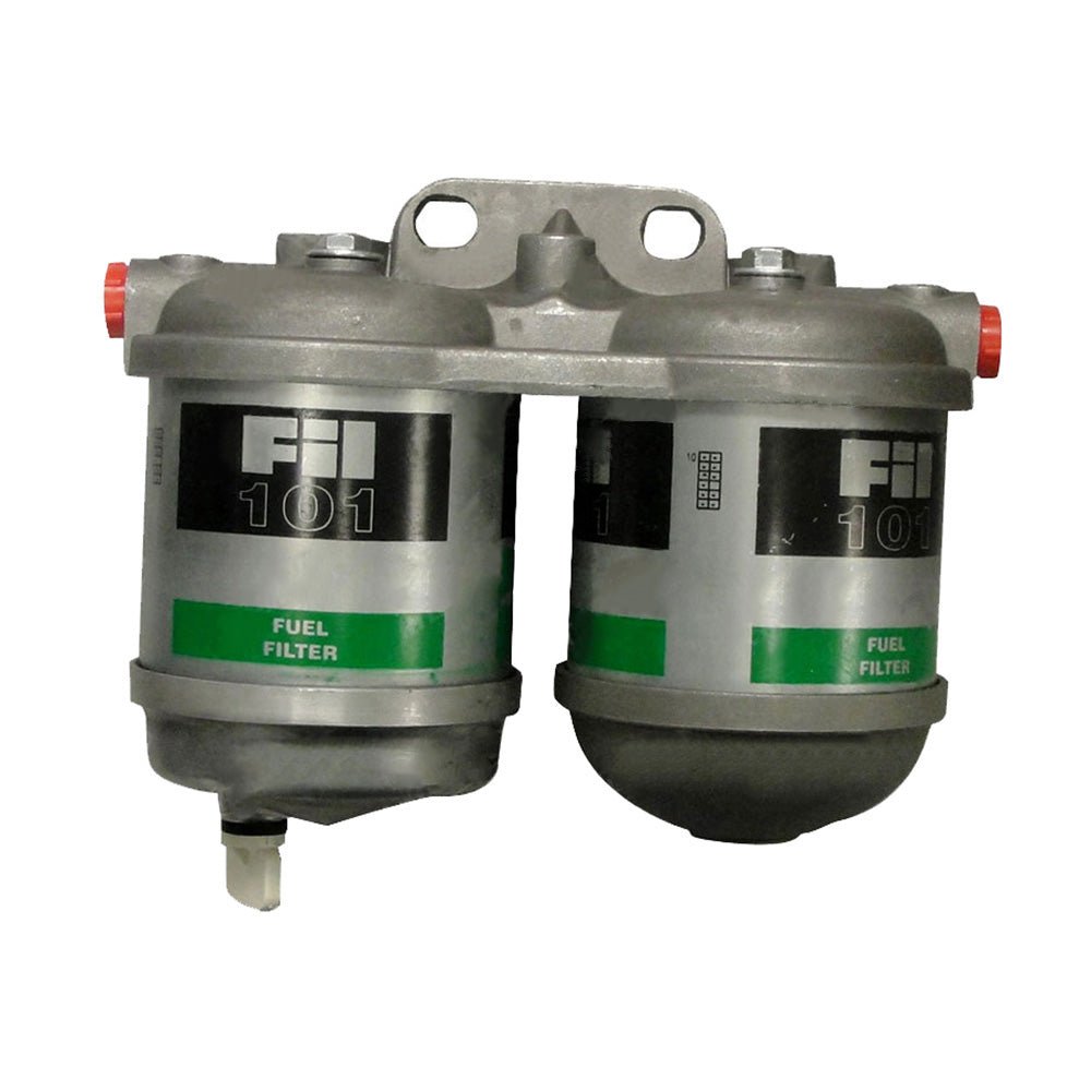 Dual Fuel Filter Assembly w/ Aluminum Bowl Fits Ford Universal Products 2000 300