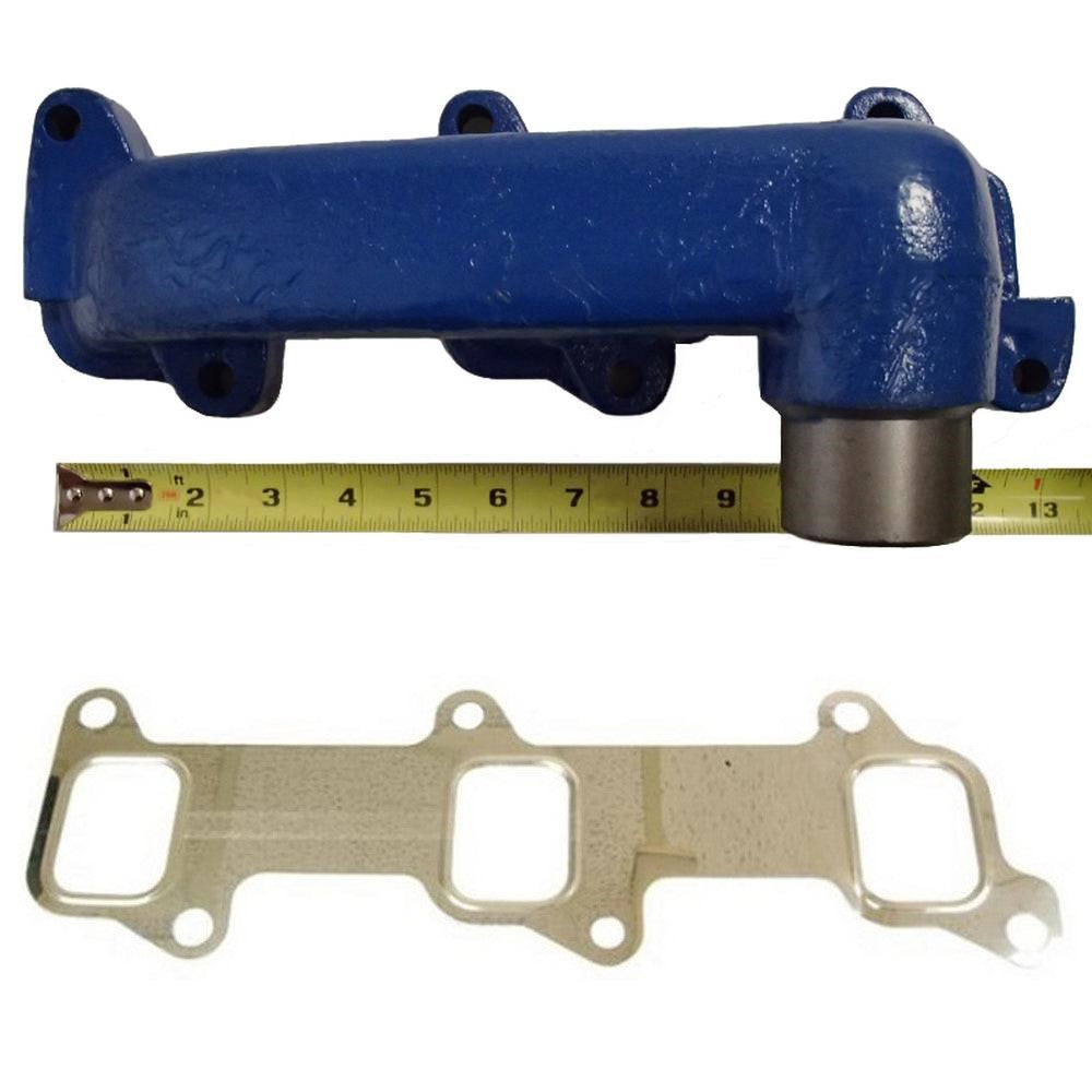 EXHAUST MANIFOLD + GASKET Fits Ford 2000 2300 2310 233 2600 2600V 2610 2810 2910