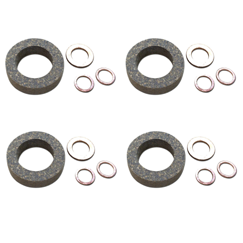 C5NE9F596A Injector Seal Kit SET OF 4 Fits Ford 5000 535 5600 6600 6710 7610