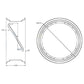 New Rim 1687615M91: Fits Massey Ferguson 250 253 263 360 362 4225 4235 4240