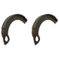 81802510 Qty 2: 1/2 Brake Shoe w/Lining Fits Ford/New Holland