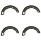 Qty 4: 1/2 Brake Shoe w/Lining
 Fits Ford/New Holland Replaces 81802510