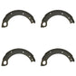 81802510 Qty 4: 1/2 Brake Shoe w/Lining
 Fits Ford/New Holland