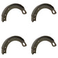 81802510 (x4) 1/2 Brake Shoe w/Lining Fits Ford/New Holland