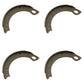 (x4) 1/2 Brake Shoe w/Lining Fits Ford/New Holland 81802510