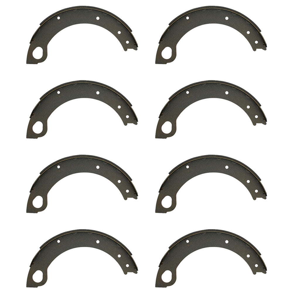 81802510 Qty 8: 1/2 Brake Shoe w/Lining
 Fits Ford/New Holland