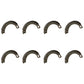 81802510 Qty 8: 1/2 Brake Shoe w/Lining
 Fits Ford/New Holland