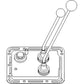 FDS2479 Transmission Shift Cover Assembly Fits Ford