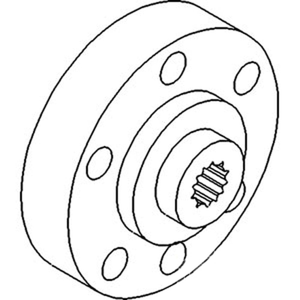PTO CLUTCH HUB Fits Ford 6700 6710 6810 7000 7100 7200 7600 7610 7700 7710 7810