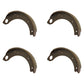 Qty 4: 1/2 Brake Shoe Fits Ford/New Holland Replaces 86531521