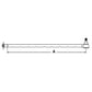 Tie Rod C7NN3280D Fits Ford New Holland 8200 8400 8600 8700 9000 9200 9600 9700