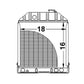 Radiator Fits Farmtrac Replaces ESL15361