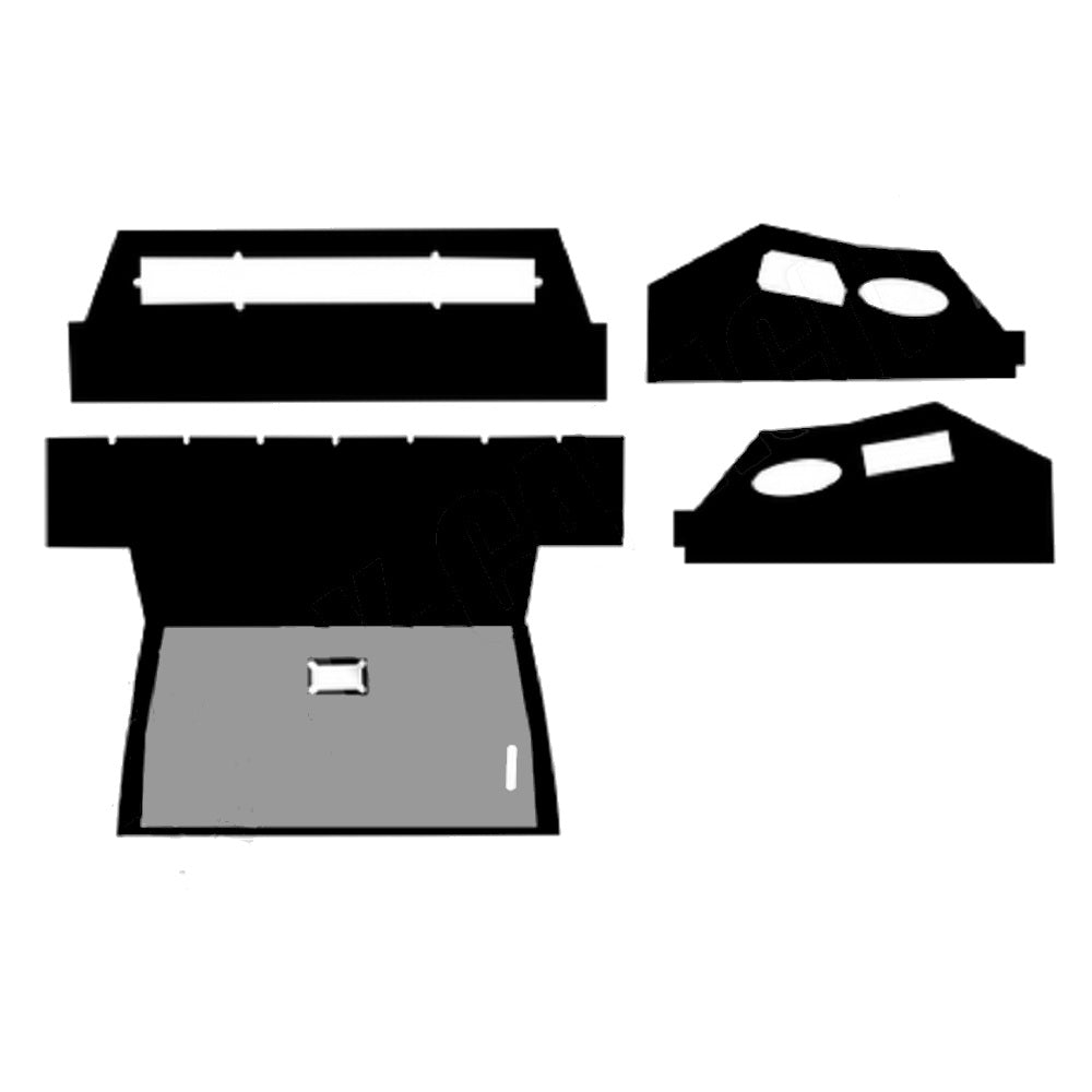 C86H4 New Headliner Kit Fits Case-IH Tractor Models 886 986 1086 1486 +