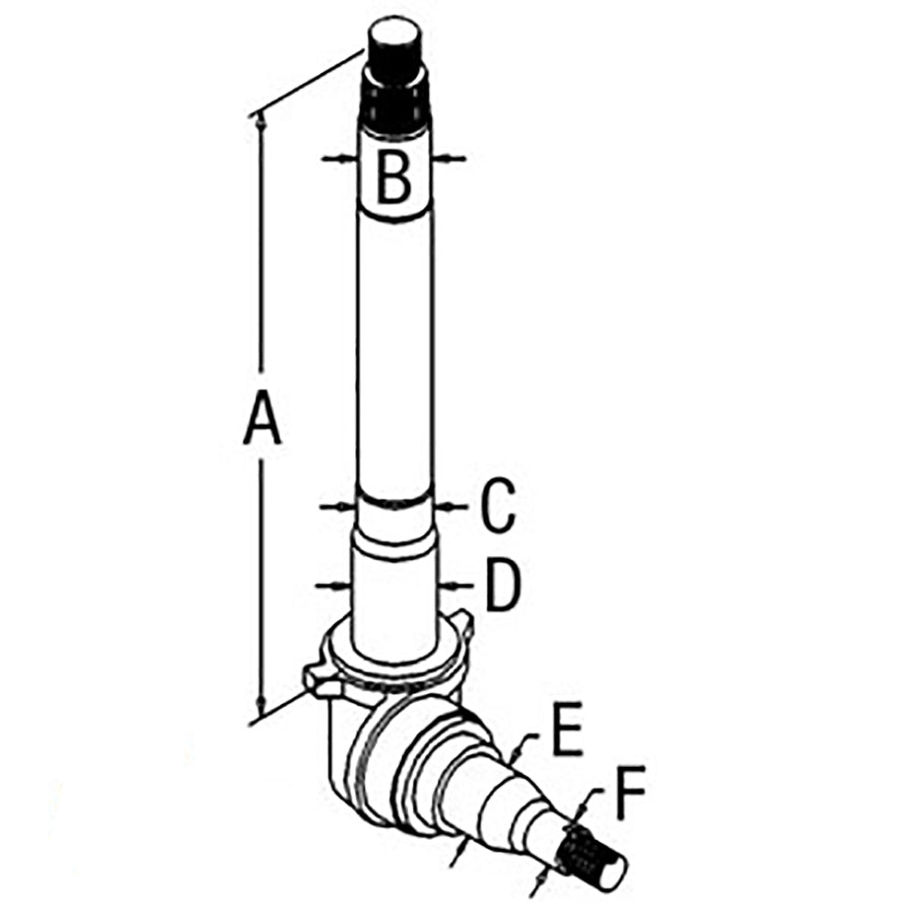 C9NN3106B Fits Ford New Holland Tractor Left Hand Spindle 8000 9000