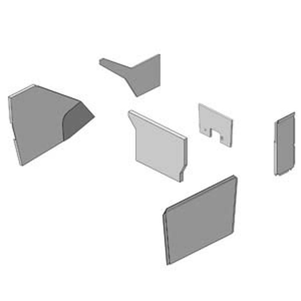 Cab Foam Kit less Headliner Gray Fits Case IH 7110 7130 7150 7140 7120