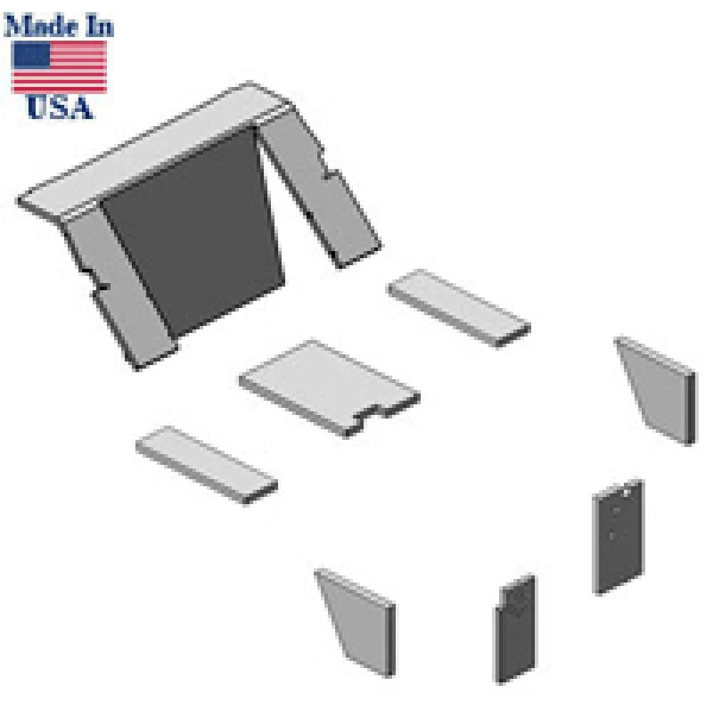 C86 Cab Kit, Black Vinyl Fits International