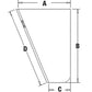 WN-AH168703-PEX Glass, Door Fits John Deere CTS CTS II 9400 9410 9450 9500