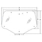 Rear Glass Fits Maxxum 100 Maxxum 110 Maxxum 115 Maxxum120 87663400 87744542