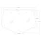 Rear Glass Fits Maxxum 100 Maxxum 110 Maxxum 115 Maxxum120 87663400 87744542