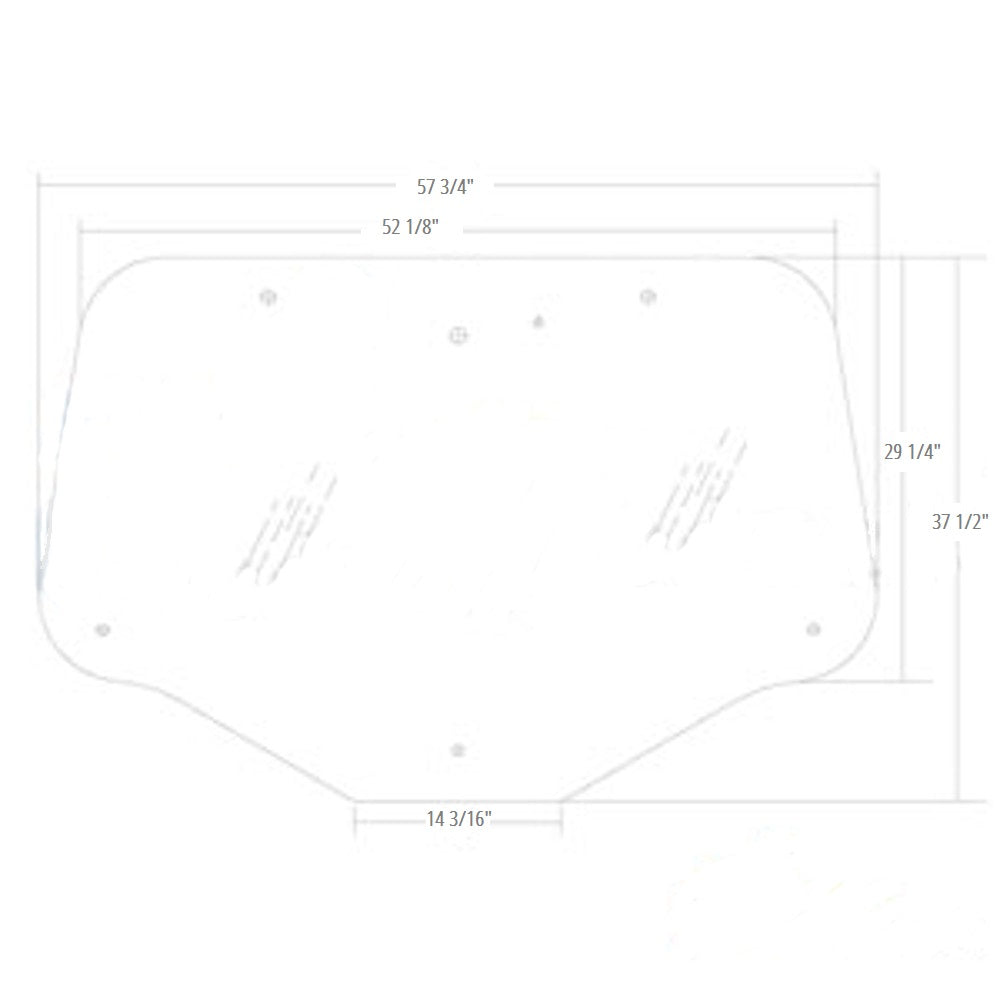 Rear Glass Fits Maxxum 100 Maxxum 110 Maxxum 115 Maxxum120 87663400 87744542